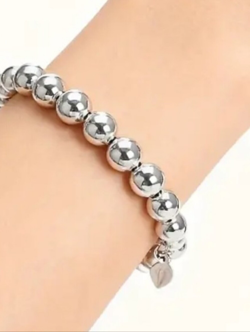 Sterling Silver Bead Bracelet